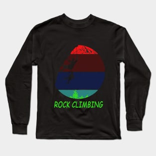 rock climbing Long Sleeve T-Shirt